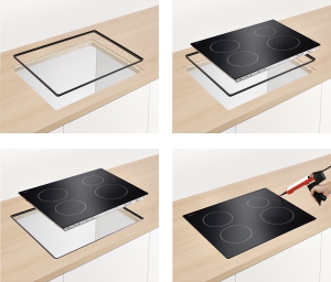 Bosch HEZ 395600 Einbaurahmen flächenbündig 60 cm