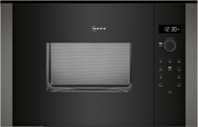 HLAWD23G0 Einbau Mikrowelle 38cm Hochschrank 800W LED-Display EasyClean