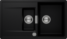 Mono D-150-FB Puro (MOND150FBPUR) Unterschrank 60cm fl&auml;chenb&uuml;ndige Sp&uuml;le CRISTADUR®