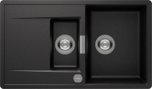 Mono D-150-FB Stone (MOND150FBSTO) Unterschrank 60cm fl&auml;chenb&uuml;ndige Sp&uuml;le CRISTADUR®