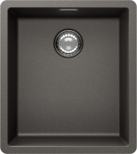 Greenwich N-100S-FB Silverstone (GREN100SFBSIL) Unterschrank 45cm flächenbündige Spüle CRISTADUR®
