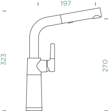 Schock SC-540 Berry (557120BRY) Hochdruck Schlauchbrause