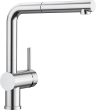 Blanco 526242 LINUS-S PVD steel HD-Armatur mit ausziebarer Schlauchbrause