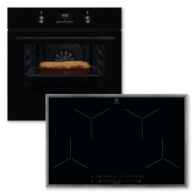 Electrolux ELXB5K (KOFGH40BK + LIT8140M) Backofenset 8Heizarten AquaClean Induktion 80cm Edelstahlrahmen