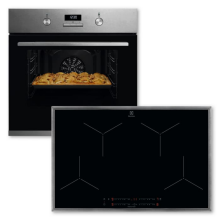 Electrolux ELXB5X (KOFGH40BX + LIT8140M) Backofenset 8Heizarten AquaClean Induktion 80cm Edelstahlrahmen