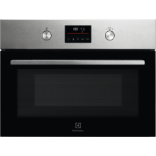 KVLFE46X Backofen mit Mikrowelle 45cm Edelstahl 45Automatikprogramme EXPloreDisplay Versenkknebel