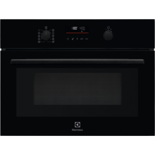 EVL6E46Z Backofen mit Mikrowelle 45cm schwarz LED-Display