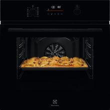 Electrolux EOFDP46BK Backofen 60cm Schwarz Pyrolyse 9Heizarten 25Automatikprogramme EXPloreDisplay