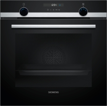 Siemens HB537GES3 Backofen 60cm Edelstahl LCD-Display 7Heizarten cookControl10 1-fach-Teleskopauszug