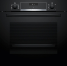 Bosch HBG537BB4 Backofen 60cm schwarz AutoPilot10 8Heizarten EcoCleanDirect Versenkknebel