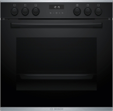 Bosch HEG237BB5 Einbau Herd kochfeldgebunden 60cm schwarz AutoPilot10 AirFry 8Heizarten Versenkknebel
