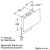 Siemens LC97FLP20 Weiß mit Glasschirm Wand-Esse, 90 cm 730m³/h LED Vertikal-Design