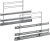 Bosch HEZ538S00 Teleskopausz. 3fach, davon 1 ebenenunab.