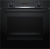 Bosch HBA533BB1 Backofen 60 cm LED-Display 5 Heizarten 3D Heißluft EcoClean Vulkan Schwarz EEK:A