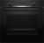 Bosch HBA533BB1 Backofen 60 cm LED-Display 5 Heizarten 3D Heißluft EcoClean Vulkan Schwarz EEK:A