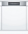 Bosch SBI4HCS48E XXL Geschirrspüler integrierbar 60 cm HomeConnect Edelstahl 44/41dB EEK: D