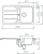 Schock Formhaus D-100-A Onyx ( FOMD100AGON ) Unterschrank 45 cm Aufliegend CRISTALITE®