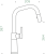 Schock SC-530 Magnolia ( 556120MGL ) Chrom CRISTADUR® Ummantelung Magnolia Ausziehbarer Auslauf HD 120°