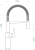 Schock SC-550 Carbonium ( 558000CAR ) Chrom CRISTADUR® Ummantelung Carbonium Festauslauf HD Schwenkb. 150°