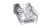 Bosch SRI4HKS53E Geschirrspüler integrierbar 45 cm Edelstahl SilenceProgramm DosierAssistent 45dB EEK:E