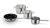 Bosch HEZ9SE040 4-er Set best aus 3 Töpfe + 1 Pfanne