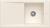 Villeroy & Boch 330702KRHL1 Timeline 50 Crema Keramikspüle Excenterbetätigung Einbauspüle 50 cm Unterschrank