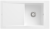 Villeroy & Boch 330701R1HL3 Timeline 50 Weiß Alpin Keramikspüle Handbetätigung Einbauspüle 50 cm Unterschrank