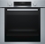 Bosch HBG317AS0 EXCLUSIV (MK) Einbau-Backofen Edelstahl, 3D Heißluft, AutoPilot10, Reinigungsunterstützung