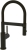 Villeroy & Boch 92730006 Steel Expert Compact matt Black, Schwenkbarer Auslauf, Magnethalterung