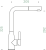 Schock KETO Puro ( 518127PUR ) Edelstahl lackiert Ausziehbarer Auslauf, Hochdruck, Rückflussverhinderer