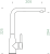 Schock KETO Puro ( 518027PUR ) Edelstahl lackiert Festauslauf, Hochdruck, Flüsterperlator