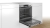 Bosch HEA171BS2 Einbau-Herd 60 x 60 cm kochfeldgebunden, Pyrolyse-Selbstreinigung, 3D Heißluft