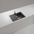 Schock Mono D-100S-A Dusk (MOND100SADSK) Unterschrank 45 cm Einbauspüle aufliegend CRISTADUR® Green Line
