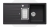 Blanco 525903 LEXA 6S Silgranit schwarz mit Ablauffernbedienung