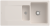 Villeroy & Boch 333701KRHL1 Siluet 60 R Crema Keramikspüle Handbetätigung Einbauspüle 60 cm Unterschrank
