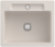 Villeroy & Boch 334602KRHL2 Siluet 60 S Crema Keramikspüle Excenterbetätigung Einbauspüle 60 cm Unterschrank