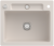 Villeroy & Boch 334602KRHL2 Siluet 60 S Crema Keramikspüle Excenterbetätigung Einbauspüle 60 cm Unterschrank