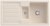 Villeroy & Boch 330401FUHL3 Flavia 60 Ivory Keramikspüle Handbetätigung Einbauspüle 60 cm Unterschrank