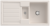 Villeroy & Boch 330401KR Flavia 60 Crema Keramikspüle Handbetätigung Einbauspüle 60 cm Unterschrank