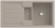 Villeroy & Boch 330401AMHL4 Flavia 60 Almond Keramikspüle Handbetätigung Einbauspüle 60 cm Unterschrank