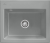 Villeroy & Boch 330901SLHL3 Subway 60 S Stone Keramikspüle Handbetätigung Einbauspüle 60 cm Unterschrank