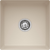 Villeroy & Boch 332502AM Subway 50 SU Almond Keramikspüle Excenterbetätigung Unterbauspüle 50 cm Unterschrank