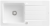 Villeroy & Boch 336002KGHL12 Architectura 60 Snow White Keramikspüle Excenter Einbauspüle 60 cm Unterschrank