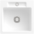 Villeroy & Boch 33451FRW Siluet 50 S flat Stone White Keramikspüle Handbetätigung flächenbündig 50 cm Unterschrank