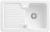 Villeroy & Boch 674502KG Condor 45 Snow White Keramikspüle Excenterbetätigung Einbauspüle 45 cm Unterschrank