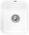 Villeroy & Boch 670401R1 Cisterna 45 Weiß Alpin Keramikspüle Handbetätigung Unterbauspüle 45 cm Unterschrank