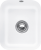Villeroy & Boch 670402RW Cisterna 45 Stone White Keramikspüle Excenterbetätigung Unterbauspüle 45 cm Unterschrank