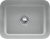 Villeroy & Boch 670601SL Cisterna 60C Stone Keramikspüle Handbetätigung Unterbauspüle 60 cm Unterschrank