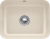 Villeroy & Boch 670602AM Cisterna 60C Almond Keramikspüle Excenterbetätigung Unterbauspüle 60 cm Unterschrank