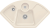 Villeroy & Boch 670801KRHL12 Solo Eck Crema Keramikspüle Handbetätigung Eckspüle 90 cm Unterschrank